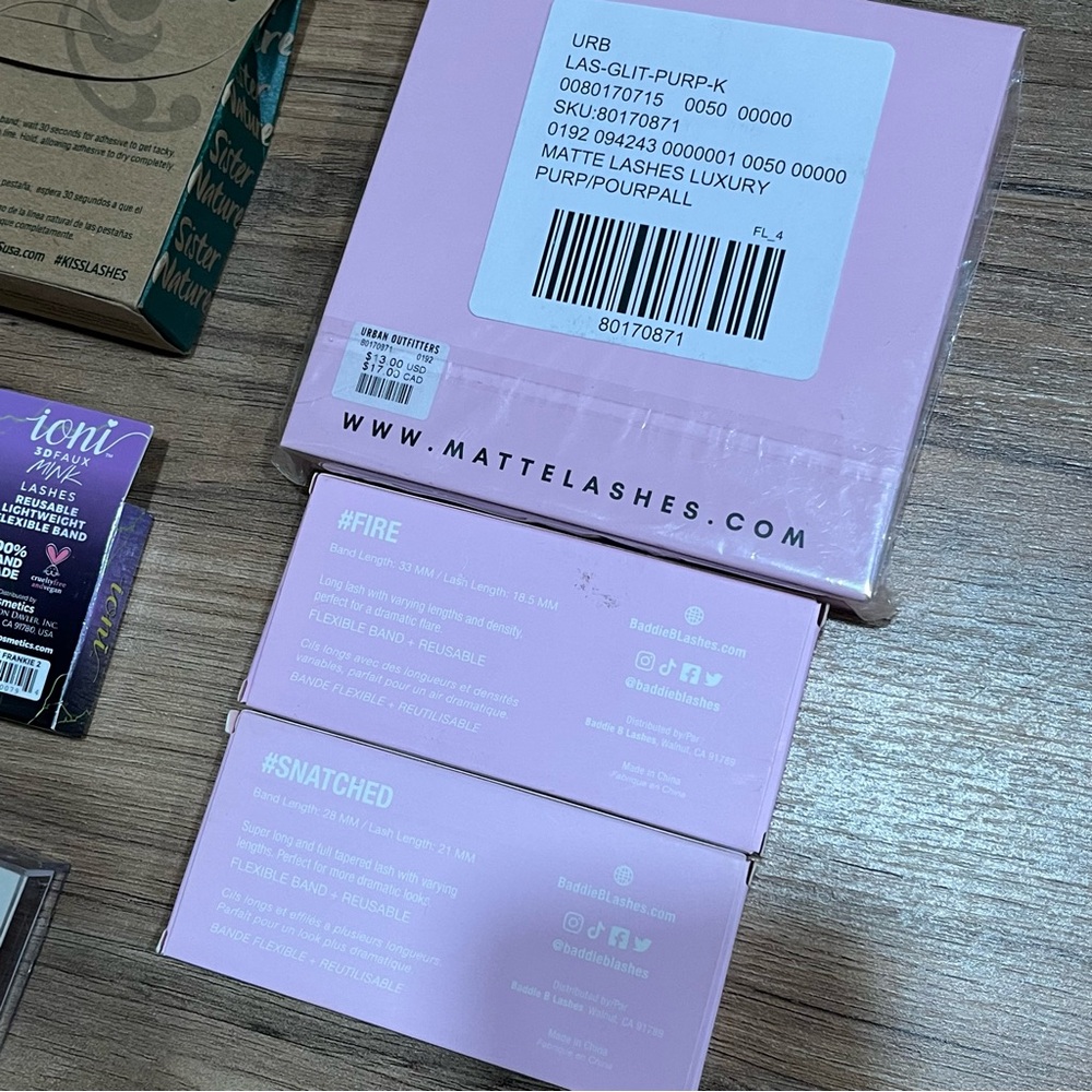New fake eyelashes falsies bundle - Picture 5 of 6